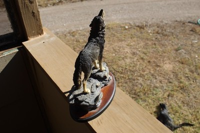 Howling Wolf Figurine
