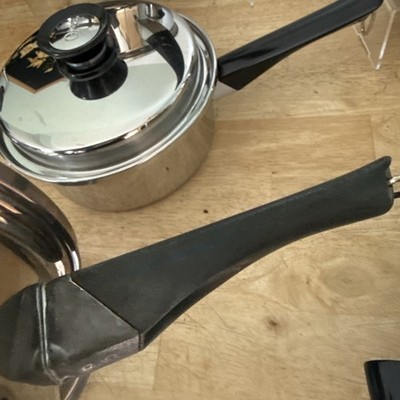 VTG Amway Queen 8/18 Stainless Steel Multi Ply Cookware Set of 9