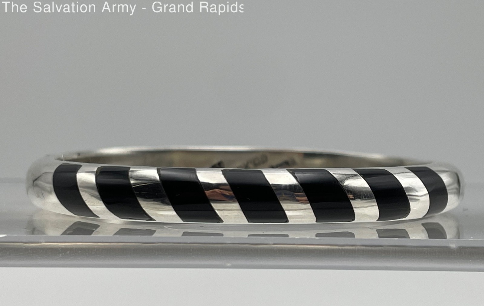 Stackable Sterling Fine Jewelry Silver Hinged Ban… - image 2