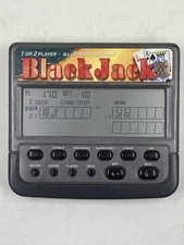 Radio Shack Electronic BlackJack Game 60-2700 Hand Held Battery Operated
