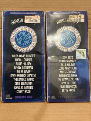 Columbia Jazz Masterpieces Sampler Vol. 2 & 4 Jazz Sampler Sealed Long Box