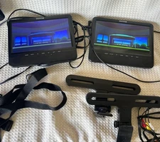 WONNIE W-1014 DUAL SCREEN DVD PLAYER FOR CAR, HIGH RESOLUTION TFT LCD