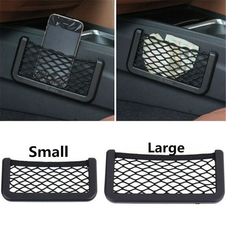 4x Elastic Storage Net Magazine Holder Rack Camper Van Car Seat ...