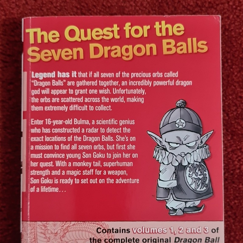 VIZ Media Dragon Ball 3-in-1 Vol 1-3 by Akira Toriyama Softcover Manga EN