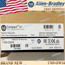 AB 1769-OW16/A CompactLogix Relay Output Module New Factory Sealed 1769OW16 serA