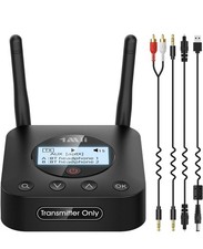 1Mii B06TX Long Range Bluetooth 5.3 Transmitter for TV/PC/Projector to 2...