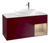 Villeroy & Boch Finion Waschbeckenunterschrank FüR Becken Mittig Regal Rechts...