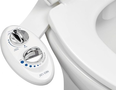 LUXE Bidet NEO 120 - Self-Cleaning Nozzle, Fresh Water Non-Electric Bidet Attach