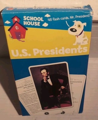 U.S. Presidents 48 Flash Cards Up to Obama School House 2010 Education Learning