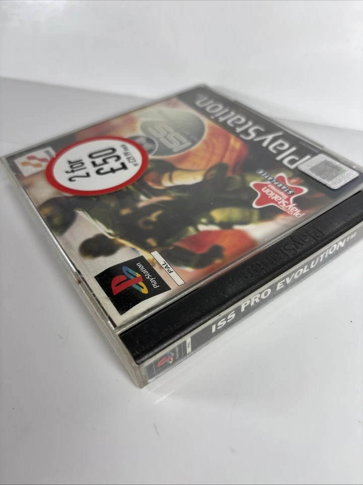 X 2 ISS Pro Evolution 1 & 2 PlayStation 1 PAL Black Label - No Manuals - Image 4 of 4