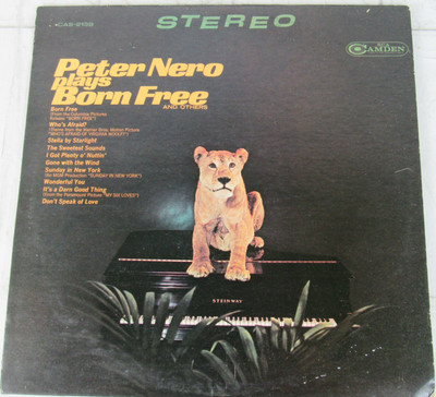 Peter Nero plays Born Free, Vinyl Records LP