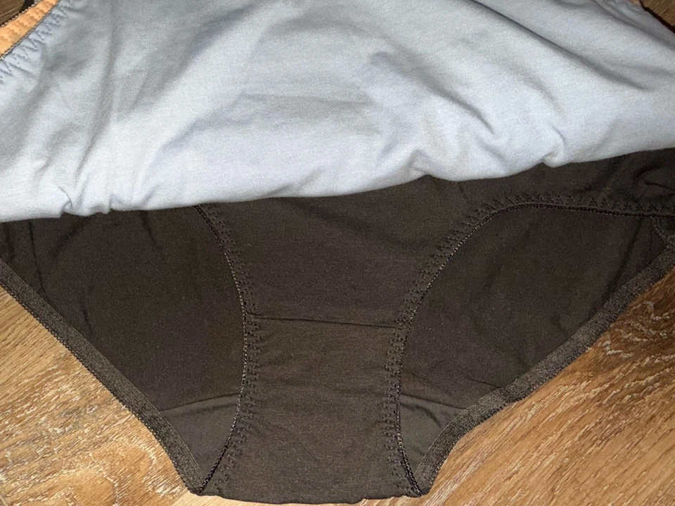 Angelina ~ 3-Pair Womens Brief Underwear Panties Cotton Blend ~ 2XL - Image 3 of 4