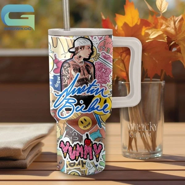 Justin Bieber Yummy 40oz Tumbler with Handle