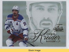 2023-24 Fleer Ultra Flair Showcase Row 0 Showpiece Chris Kreider #12 READ 08a0