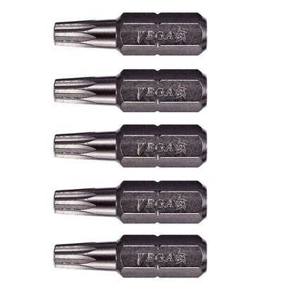 8 Point Star Bit. VEGA Double Square #1 Professional Grade 2 Square Drive Tor...