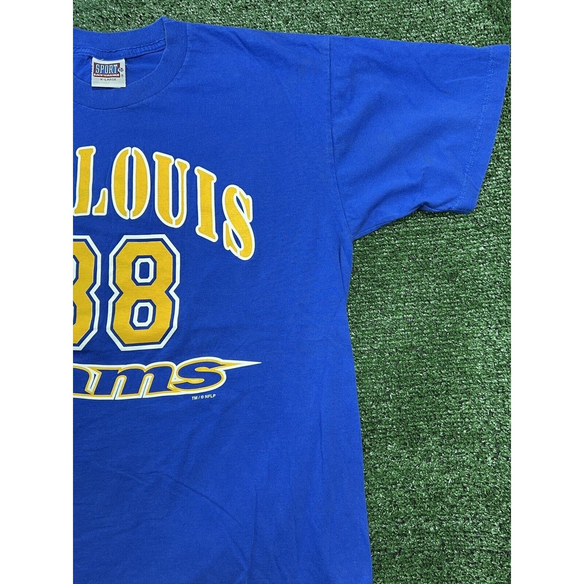 1999 Vintage NFL St. Louis Rams #88 Tory Holt T-shirt Sport Attack Sz XL View 4