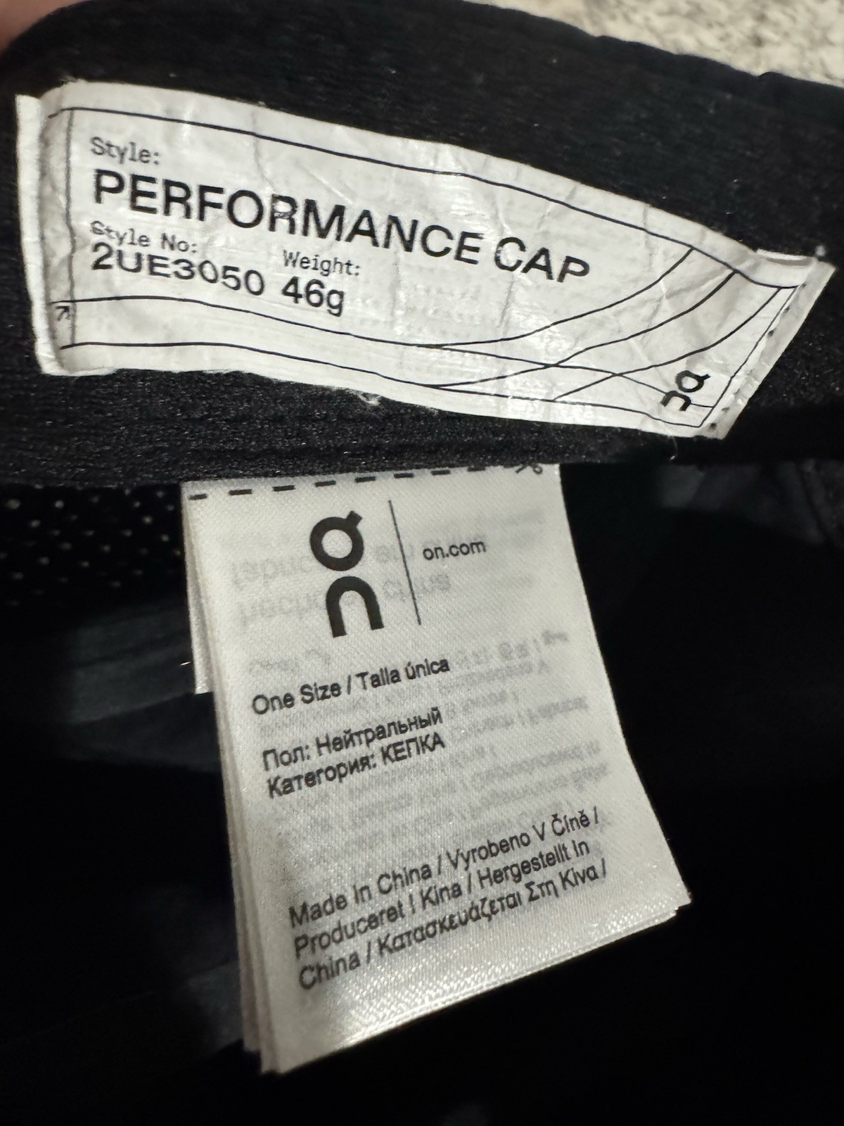 On Cloud Performance Cap Running Hat Lightweight … - image 8