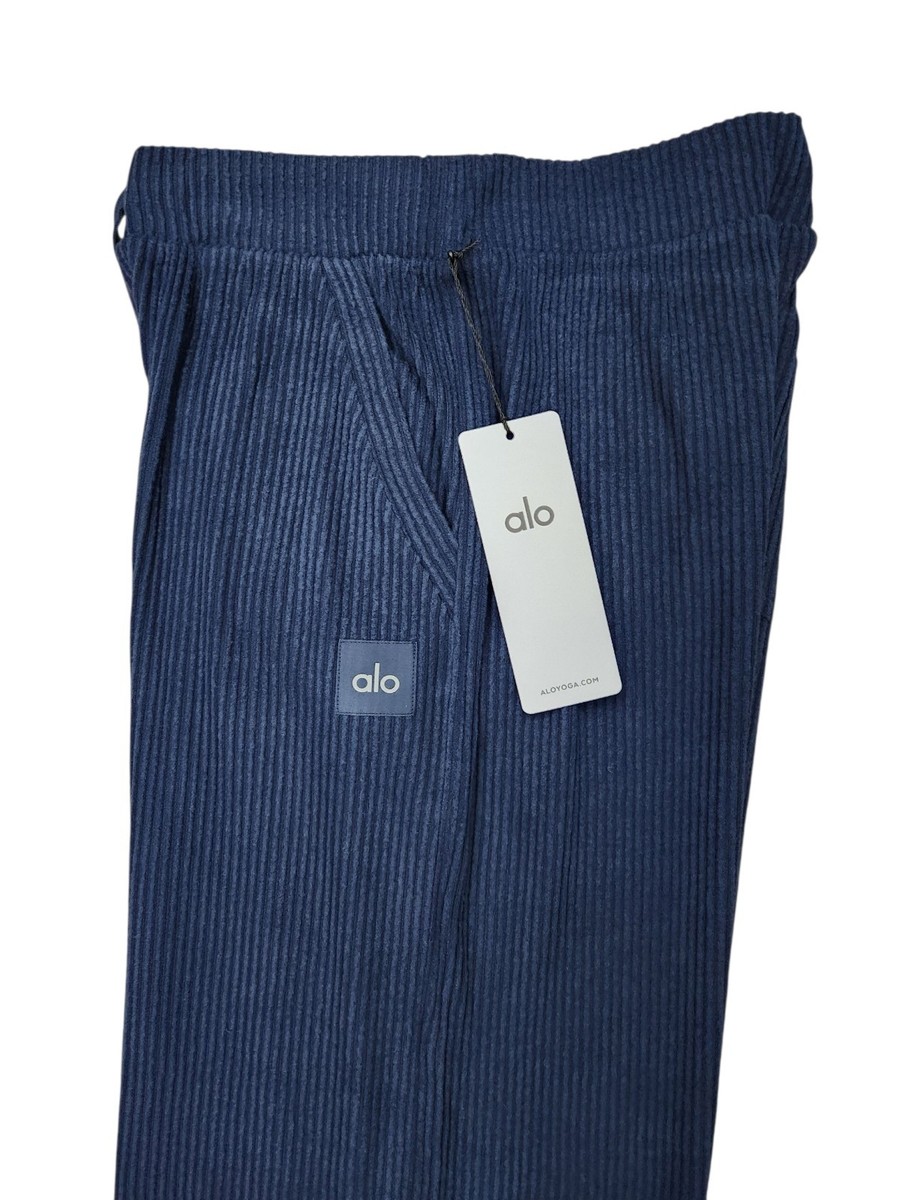 Alo Yoga Muse Wide Leg Pant Navy Women's Size XS New | eBay