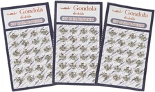 Sew on Snap Buttons Metal Fastener 5mm 3/16" (72 Sets), Silver 