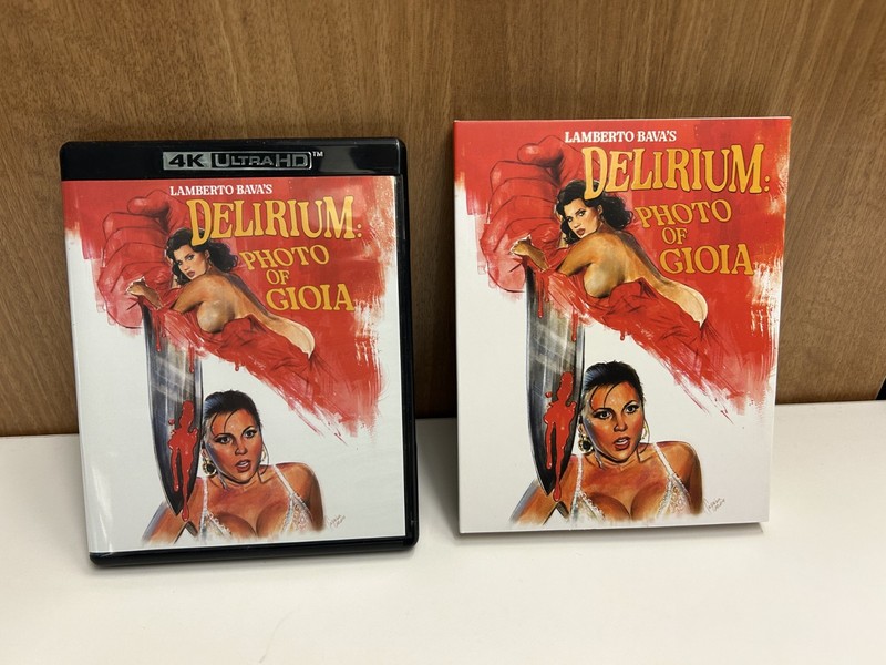 Delirium Photo of Gioia 4K UHD / Blu-Ray MINT Vinegar Syndrome OOP Slipcover!