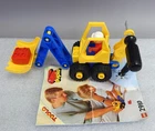 LEGO DUPLO Toolo 2910 Dumper Truck Payloader 1992 Vintage Complete No Box