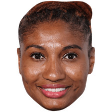 Angel Mccoughtry (Smile) Big Head. Larger than life mask.