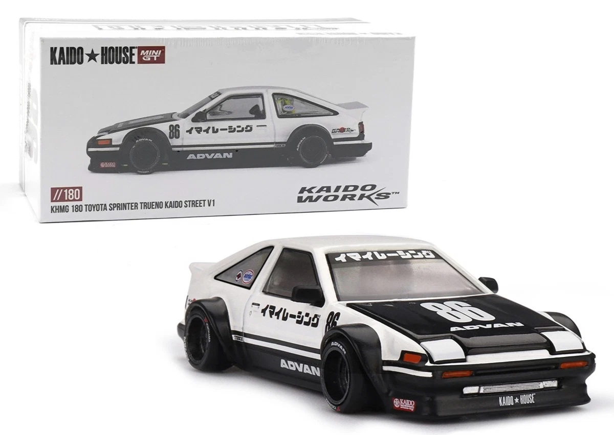Kaido House 1/64 AE86 Sprinter Trueno Kaido Street V1 Diecast