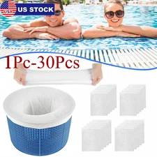 1-30 Packs Pool Skimmer Socks Filter Replacement Savers for Basket Swimming Pool