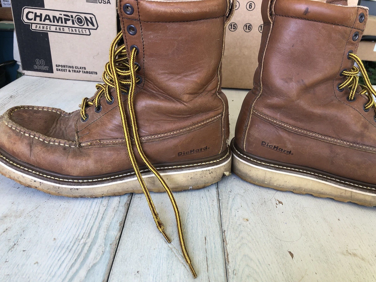 Die Hard‎ Men\'s sz 13 Oregon Brown Work Boots distressed DieHard Brown Boots for Men for Sale | Shop New & Used Men main image 4