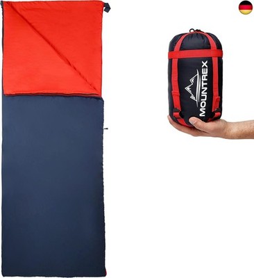 MOUNTREX  Schlafsack - Kleines Packmaß & Ultraleicht (700g) Sommer D