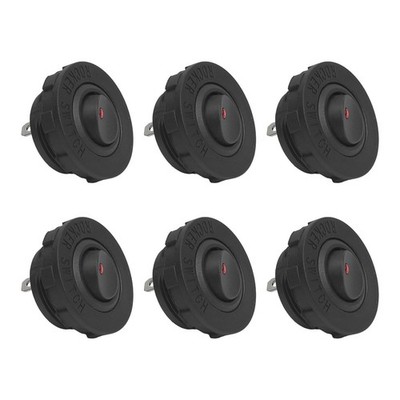 Schwerlast 3Pin runder Wippschalter 12V mit LED Licht für den KFZ Einsatz
