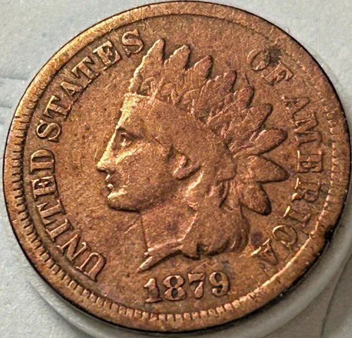 1879 Nice Old Indian Cent, Brown, Good Obverse Ungraded Pretty NICE! - B19-23