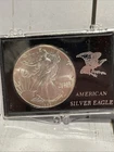 Vintage American Silver Eagle Coin 1 oz BU - 1986 Uncirculated - US Mint. Nice!!