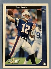 Score 2002 Tom Brady #137 New England Patriots HOF 