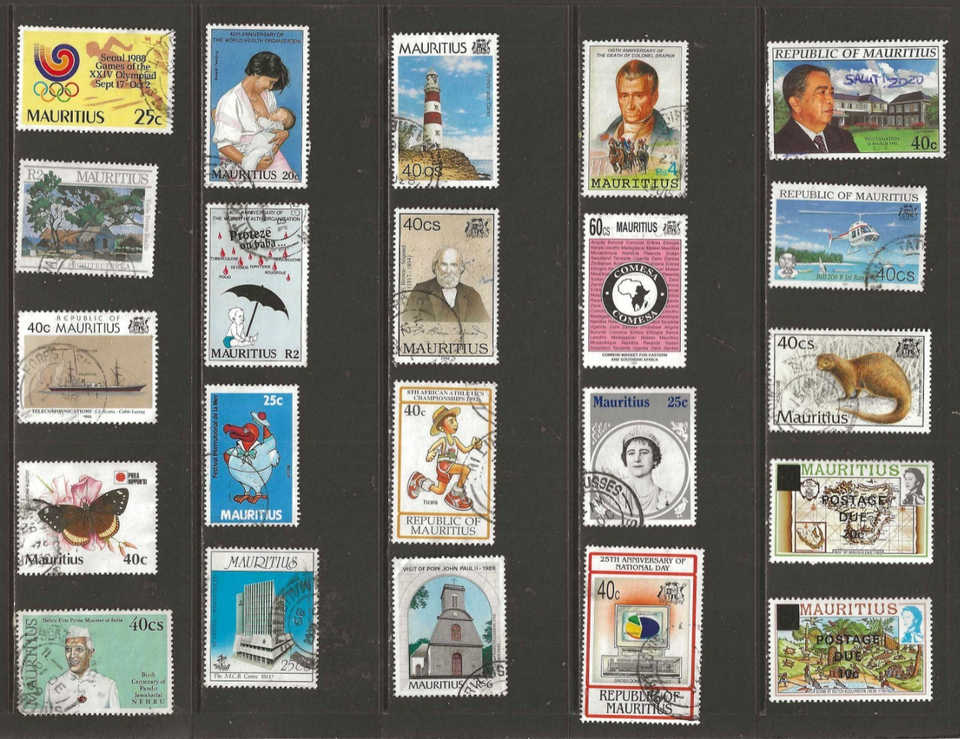T-202 Mauritius / A Small Collection Early & Modern UMM LHM & Used | eBay