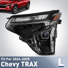 LED Headlight For 2024-2025 Chevy Trax LS 1RS Light w/o DRL Left