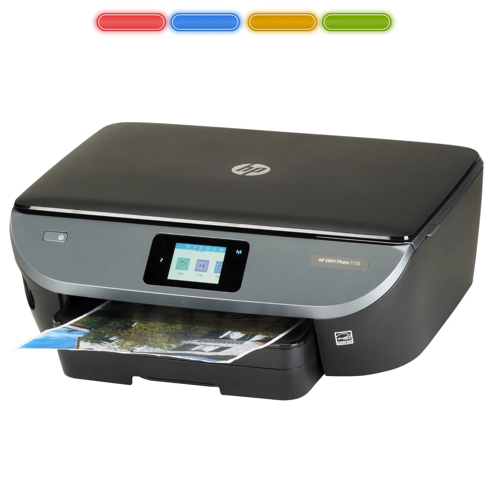 HP Envy Photo 7155 Wireless Color All-in-One Thermal Inkjet Printer FREE SHIP - Image 3 of 4