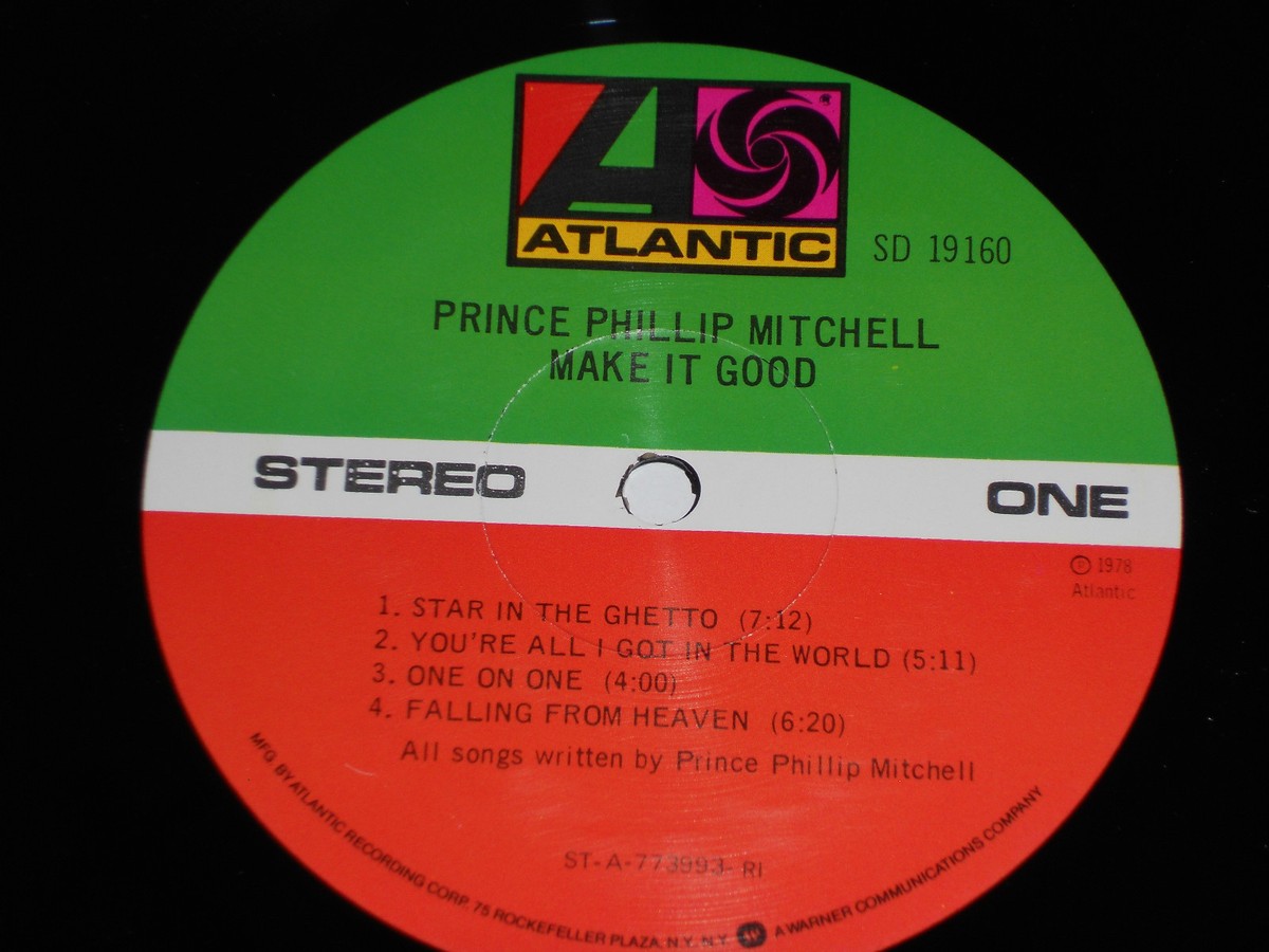 PRINCE PHILLIP MITCHELL Make It Good VG++ PROMO DJ Atlantic SD