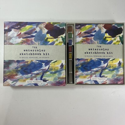 The Watercolor Sketchbook Kit  Materials  Techniques  and Project NEW