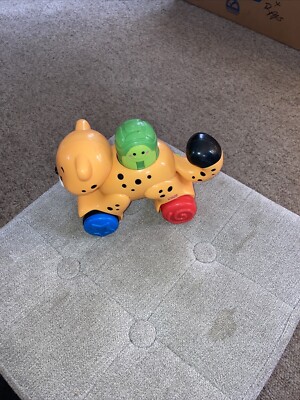 Fisher Price Amazing Animals Press and Go Cheetah Tiger Cat Mattel VGUC