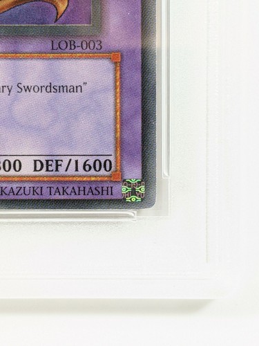 2002 Yu-Gi-Oh FLAME SWORDSMAN Holo LOB-003 PSA 8 Mint - Picture 3 of 12