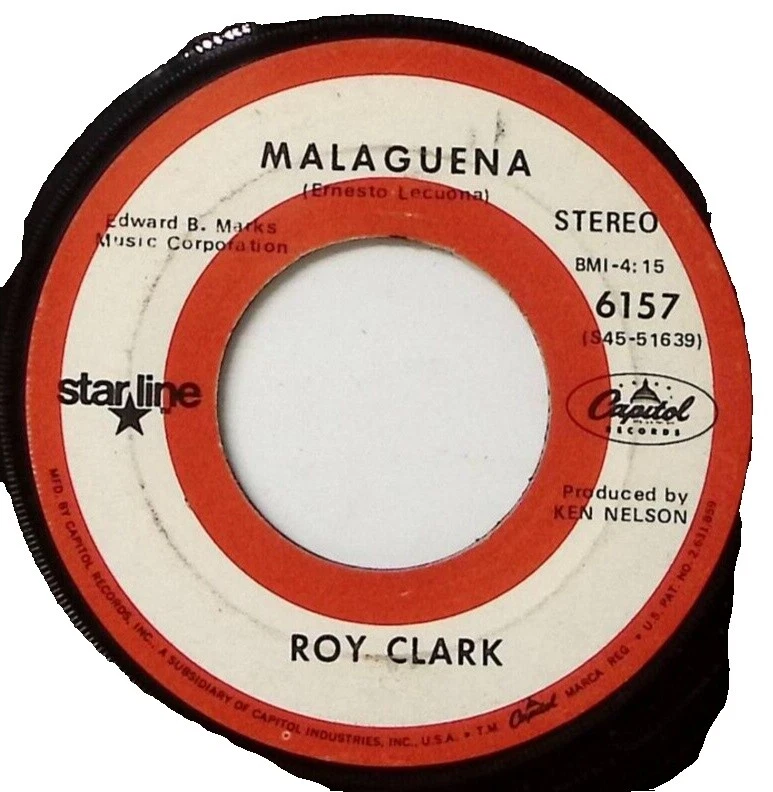 Clark país Velocidad de 45 RPM Discos de Vinilo