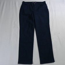 Gloria Vanderbilt 14 Amanda Classic Taper Dark Rinse Denim Womens Jeans