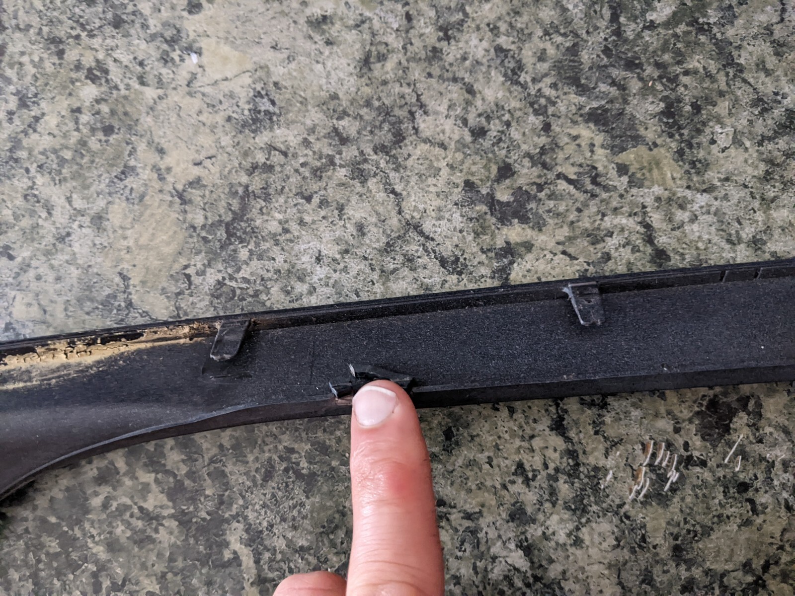 dark blue sapphire Bentley Continental Flying Spur Rear Bumper Cover Finisher