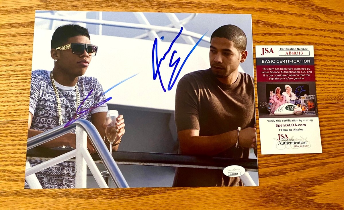 Jussie Smollett Bryshere Gray Empire Jamal Hakeem Lyon Signed 8x10