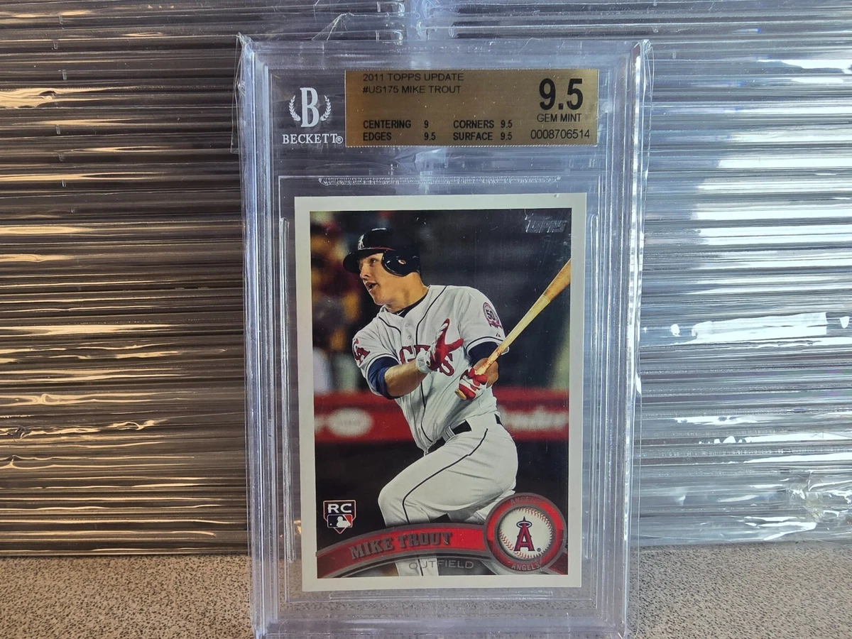 Mike Trout Grade 9.5 Baseball Sports Trading Cards & Accessories 