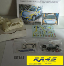 1/43 Peugeot 106 Maxi Rally Montecarlo 1998 Michoulier Kit