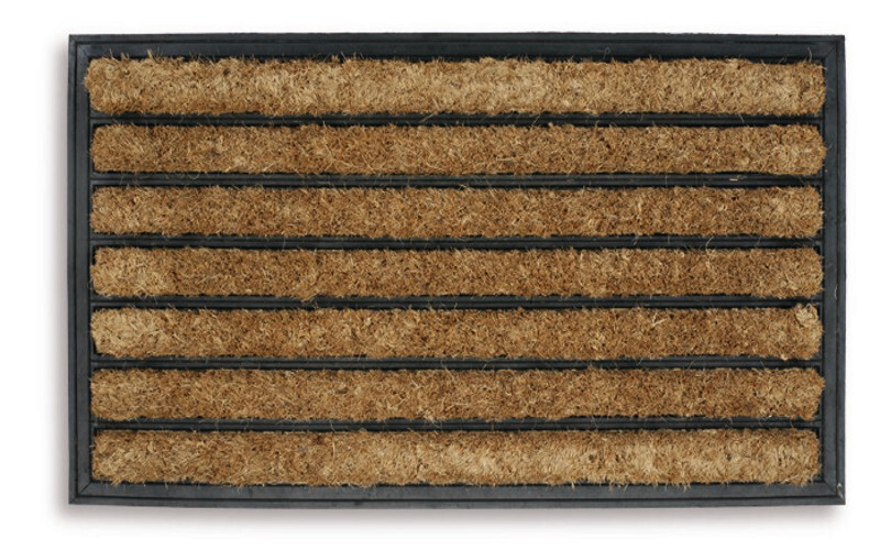 Likewise Rugs & Matting Natural Likewise Rugs Matting Tuffridge Stripe Doormat - Image 3