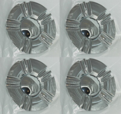 4 CAP DEAL VOODOO 408 OMEN CHROME NO LOGO WHEEL RIM CENTER CAP 3227-06 C-160 YT