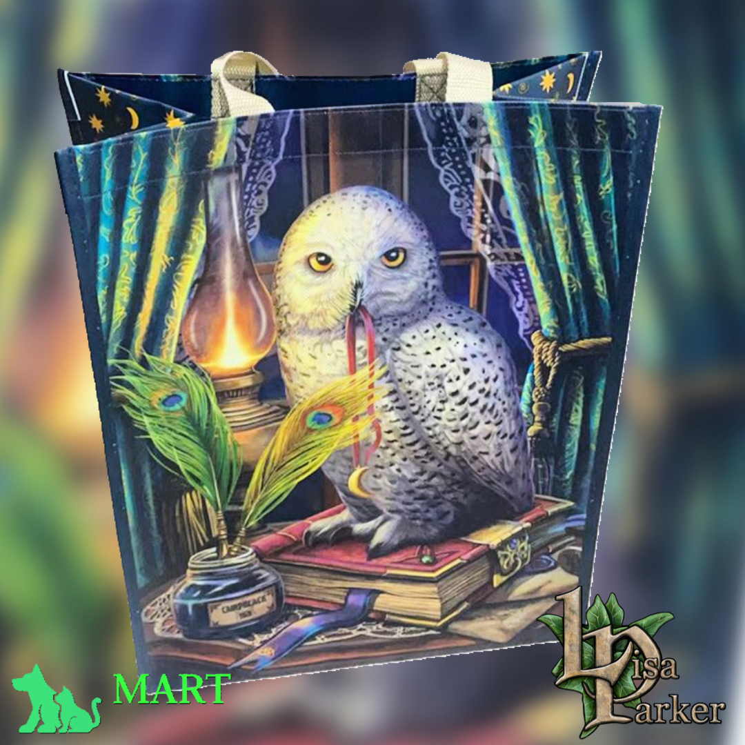 Lisa Parker Owl Guardian Of Spells Shopping Bag - Sale For Our Animal Charity